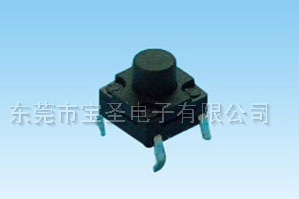 四脚轻触开关的接线方法